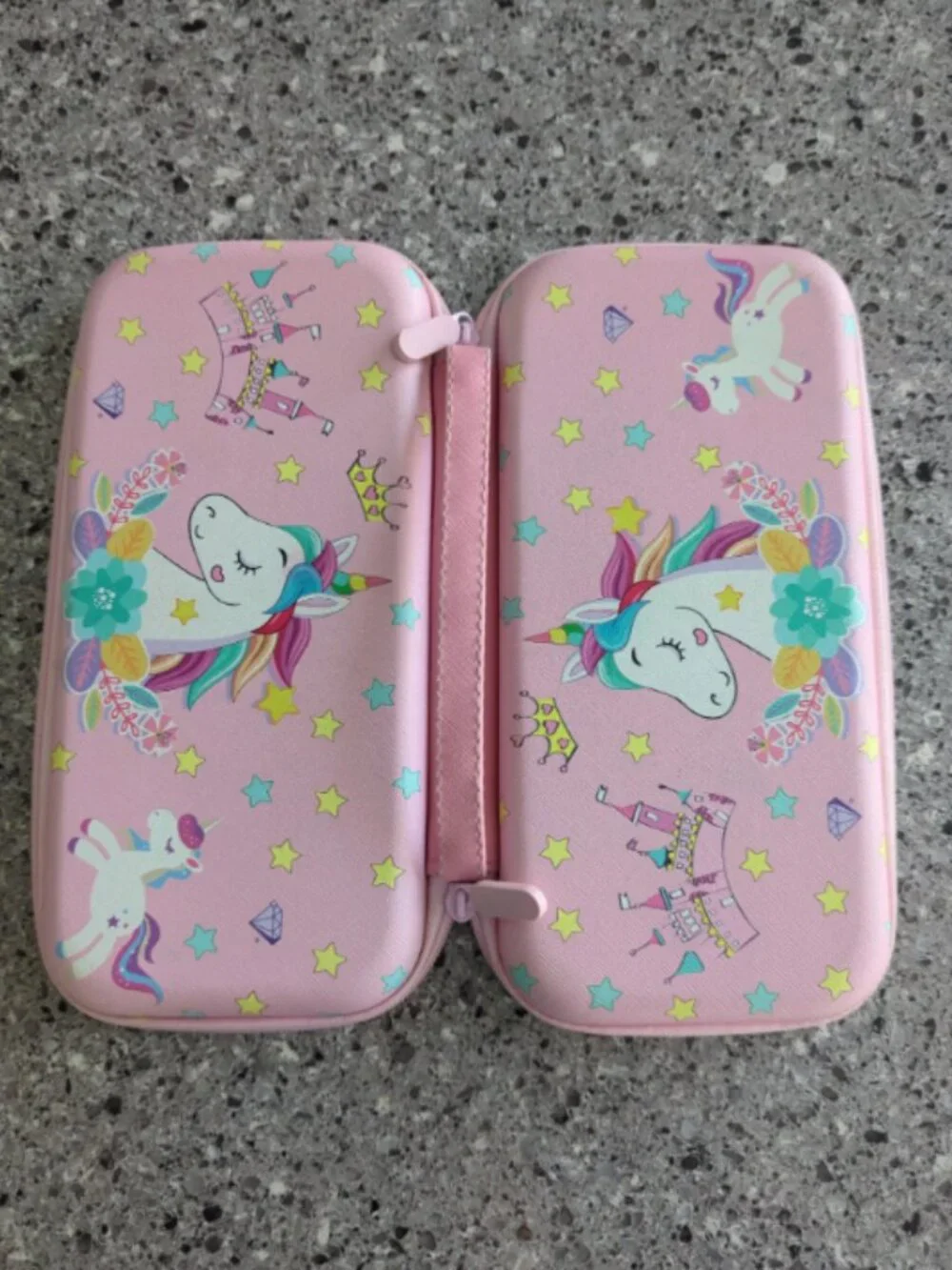 Trunple Pink Unicorn Carrying Case for Nintendo Switch